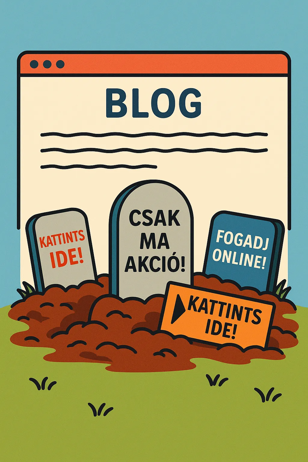 blog helyett reklám