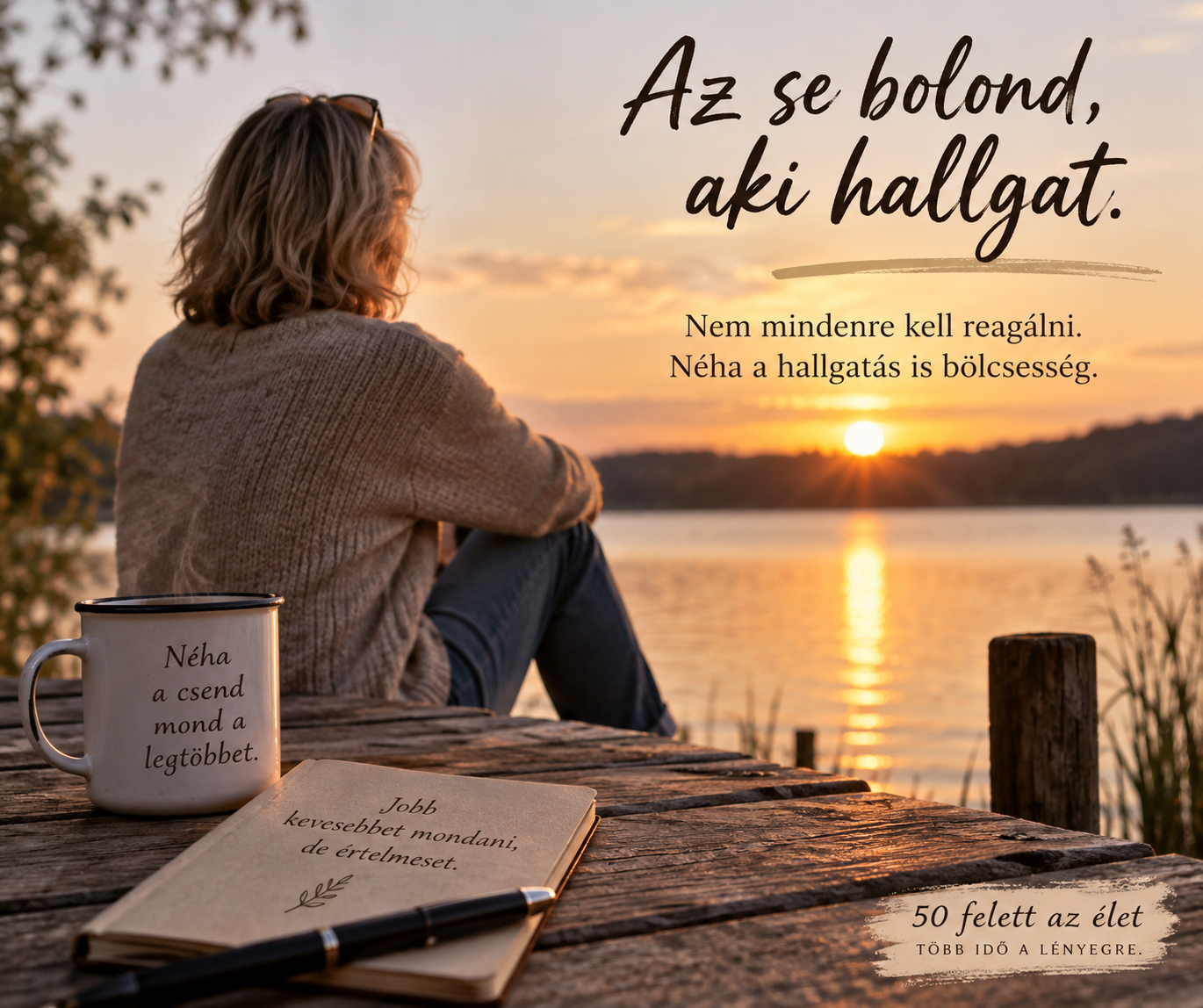 Az se bolond, aki hallgat.